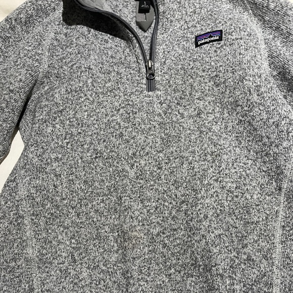 COPY - Youth-Large Patagonia Fleece Quarter Zip Sweater - Picture 4 of 6